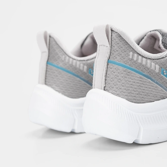 Tênis Esportivo Kappa Sport Mesh Detalhes Azul & Cinza