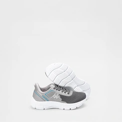 Tênis Esportivo Kappa Sport Mesh Detalhes Azul & Cinza