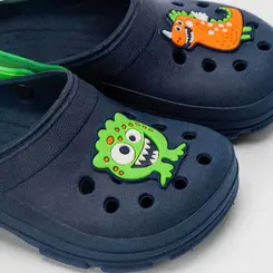Babuche Infantil Vertus Dinossauro Marinho