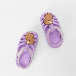 Sandália Bebê Gabrielinha Capivara Gliiter Roxo