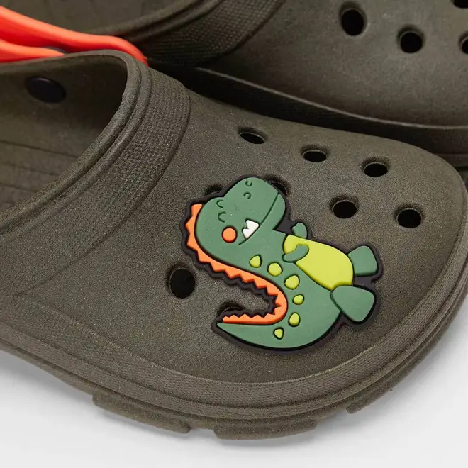 Babuche Infantil Vertus Dinossauro Verde