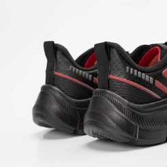 Tênis Esportivo Kappa Sport Mesh Detalhes Vermelhos & Preto