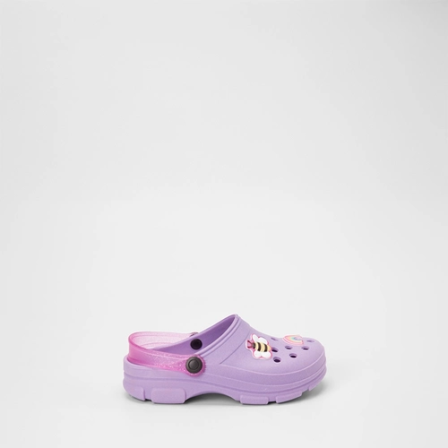 Babuche Infantil Gabrielinha Aplicações Divertidas Roxo