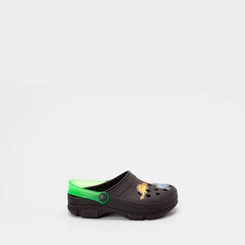 Babuche Infantil Vertus Dinossauro Preto