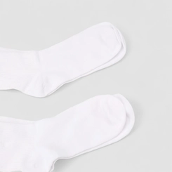 Meia Feminina STZ Com Babado Branco