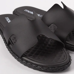 Rasteira Feminina Moleca Com Tira Texturizada Preto