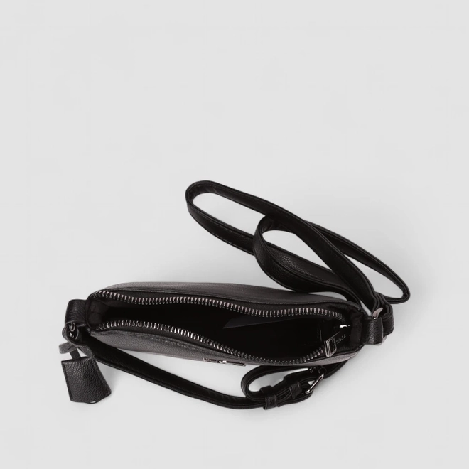 Bolsa Transversal Gabriela Pequena Preto