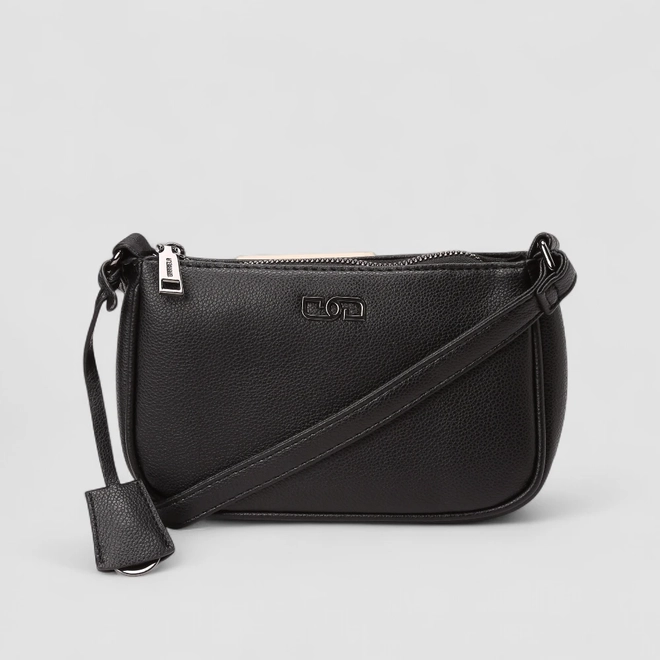 Bolsa Transversal Gabriela Pequena Preto
