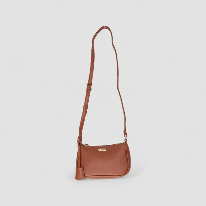 Bolsa Transversal Gabriela Pequena Marrom
