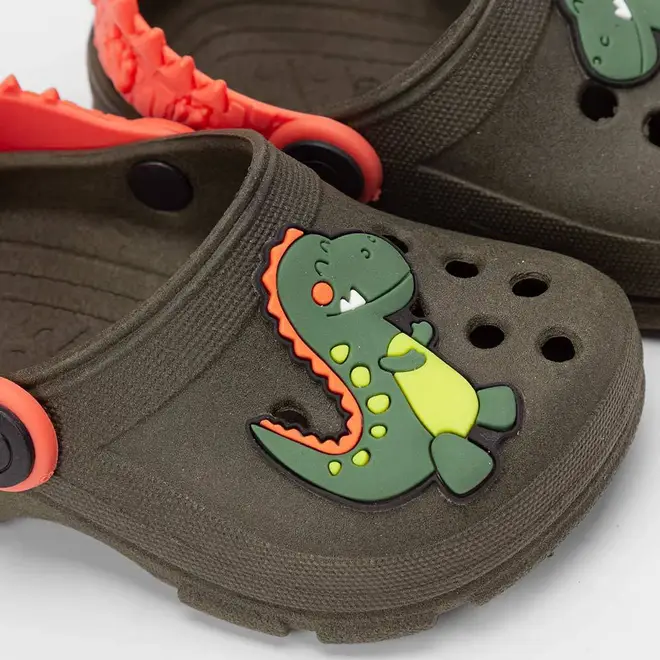 Babuche Bebê Vertus Dinossauro Verde
