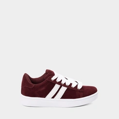 Tênis Casual Feminino Vertus Camurça Vermelho