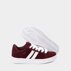 Tênis Casual Feminino Vertus Camurça Vermelho