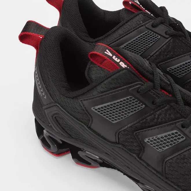 Tênis Esportivo Masculino Vertus Preto & Vermelho