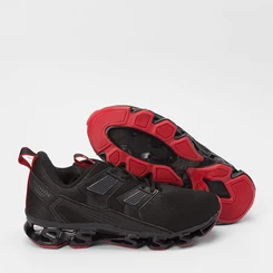 Tênis Esportivo Masculino Vertus Preto & Vermelho