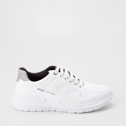Tênis Casual Masculino Pegada Original Elástico Branco