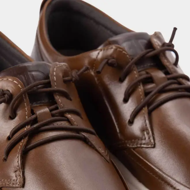 Tênis Casual Masculino Democrata Couro Clay Original Marrom