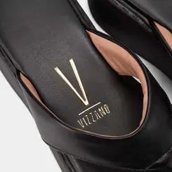 Tamanco Plataforma Vizzano Tira Larga Preto