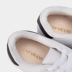 Tênis Casual Feminino Penélope Branco & Preto