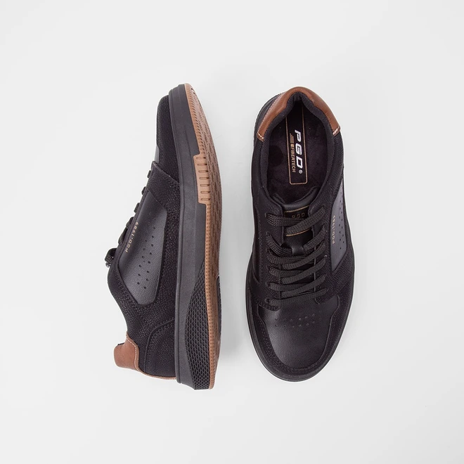 Tênis Casual Masculino Pegada Original Preto