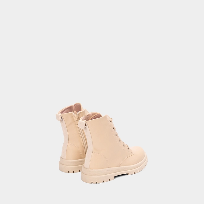 Bota Coturno Infantil Mini Sua Cia Bege