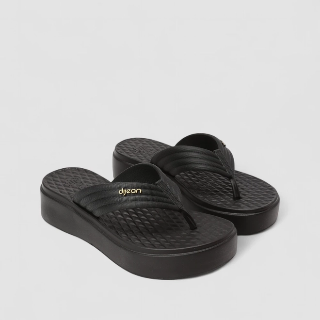 Tamanco Feminino Dijean Plataforma Preto