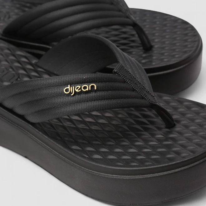Tamanco Feminino Dijean Plataforma Preto