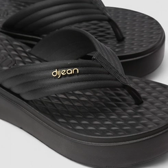 Tamanco Feminino Dijean Plataforma Preto