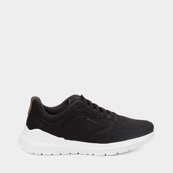 Tênis Casual Masculino Pegada Couro Preto