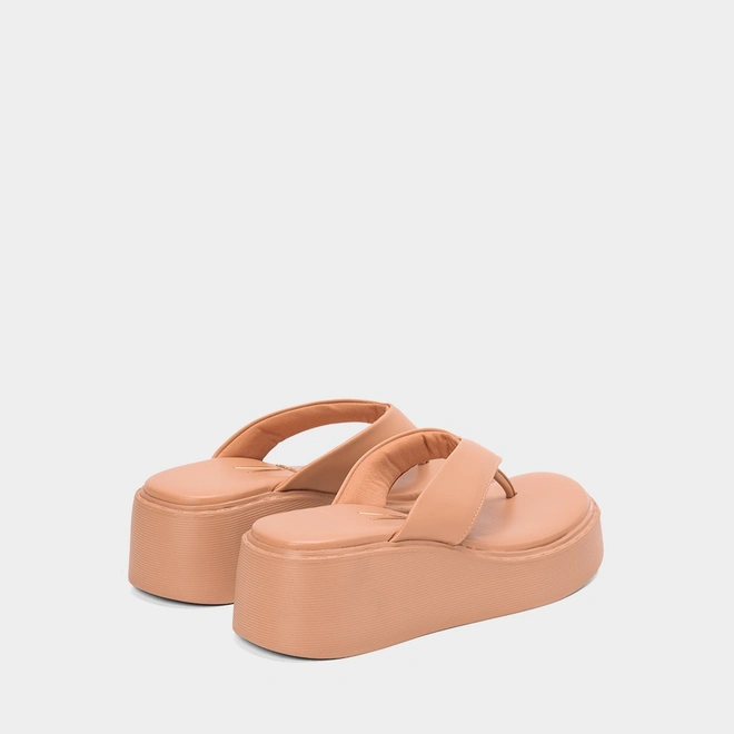 Tamanco Vizzano Plataforma Nude