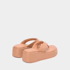 Tamanco Vizzano Plataforma Nude