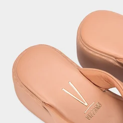 Tamanco Vizzano Plataforma Nude
