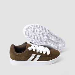 Tênis Casual Feminino Vertus Camurça Verde