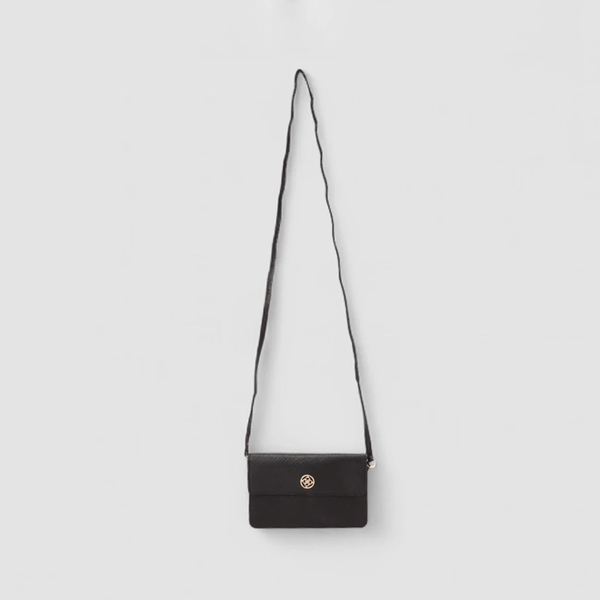 Bolsa Transversal Penélope Pequena Preto