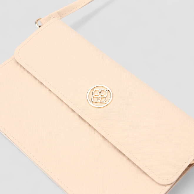 Bolsa Porta Celular Pequena Feminina Penélope Off White