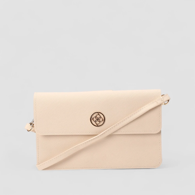 Bolsa Porta Celular Pequena Feminina Penélope Off White