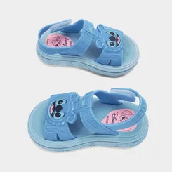 Sandália Bebê Disney + Brinde Mochila Stitch Azul