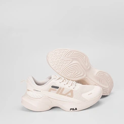 Tênis Esportivo Feminino Fila Progress Lite Corrida Bege