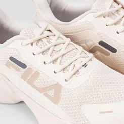 Tênis Esportivo Feminino Fila Progress Lite Corrida Bege