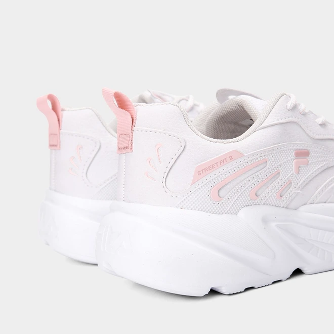 Tênis Esportivo Feminino Fila Street Fit 2 Metalizado Mesh Branco