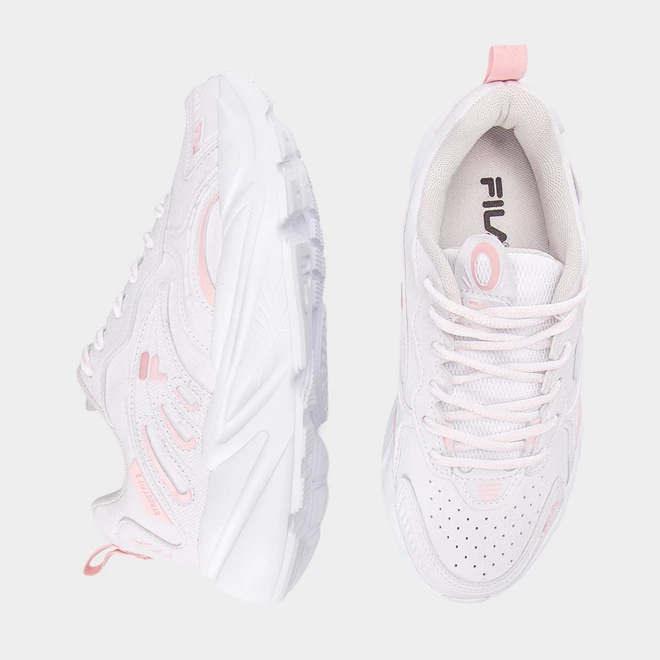 Tênis Esportivo Feminino Fila Street Fit 2 Metalizado Mesh Branco