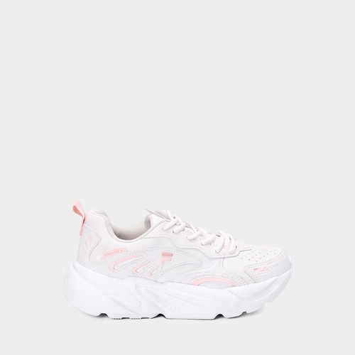 Tênis Esportivo Feminino Fila Street Fit 2 Metalizado Mesh Branco