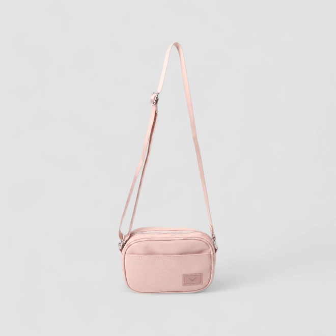 Bolsa Camera Bag Vertus Pequena Transversal Rosa