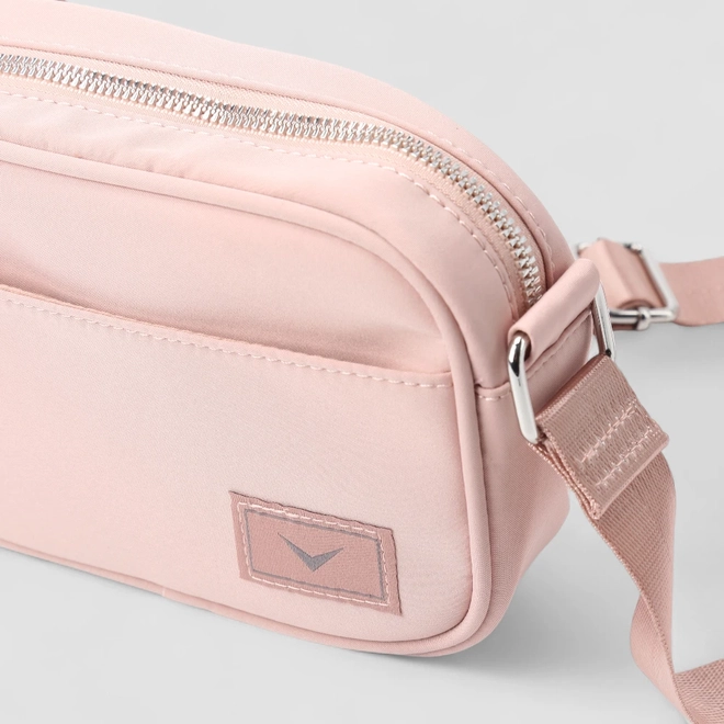 Bolsa Camera Bag Vertus Pequena Transversal Rosa