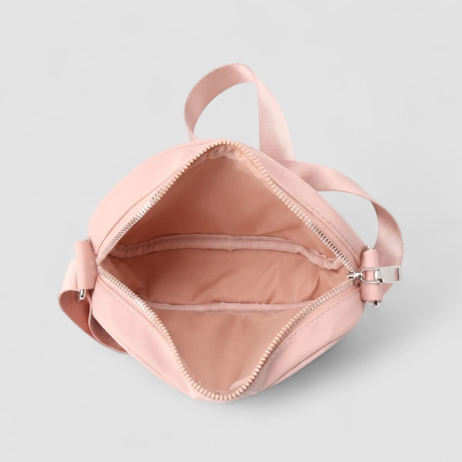 Bolsa Camera Bag Vertus Pequena Transversal Rosa