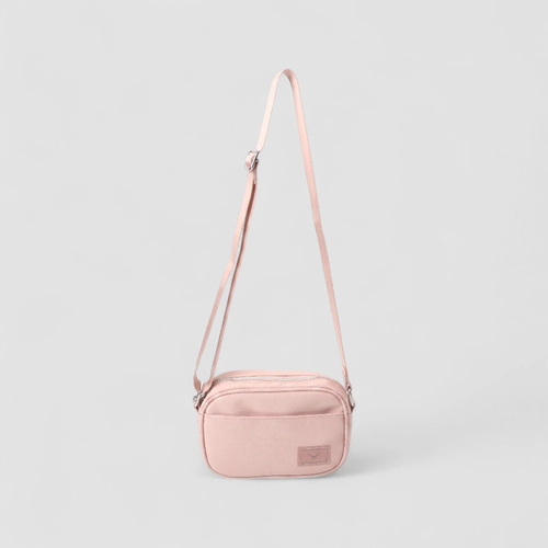 Bolsa Camera Bag Vertus Pequena Transversal Rosa