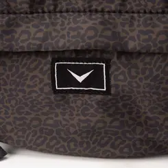 Bolsa Transversal Vertus Pequena Bolso Frontal Animal Print Onça Multicolor