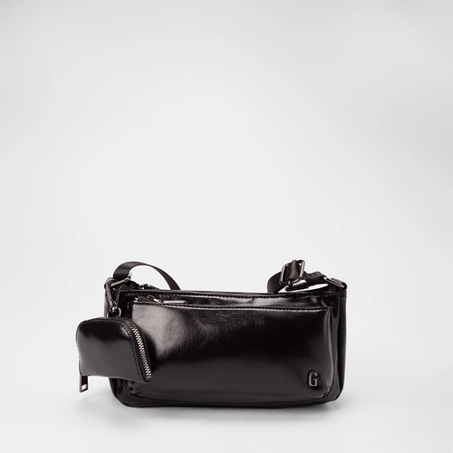 Bolsa Transversal Gabriela Média Com Porta-Moedas Preto