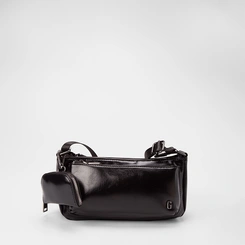 Bolsa Transversal Gabriela Média Com Porta-Moedas Preto