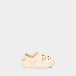 Babuche Infantil Molekinha Detalhe Pingentes Bege