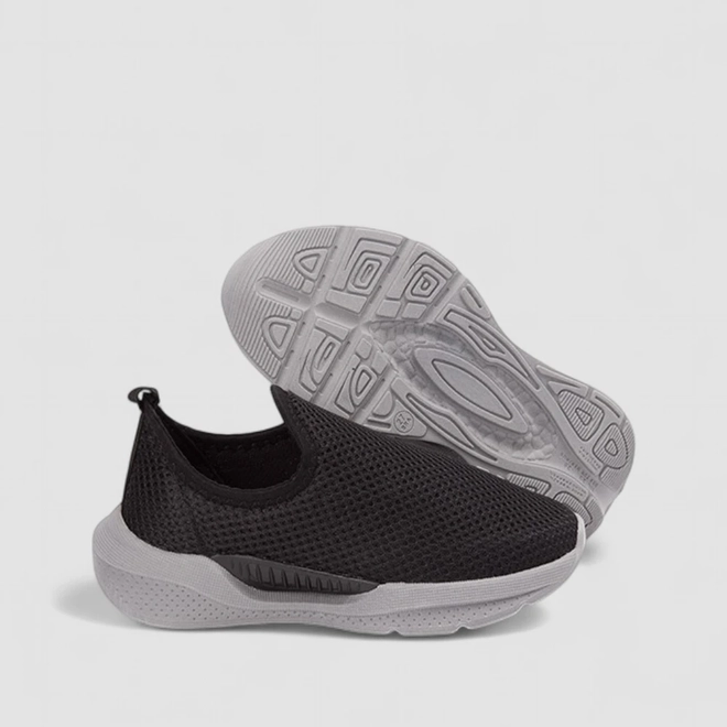 Slip On Infantil Molekinho Calce Fácil Preto